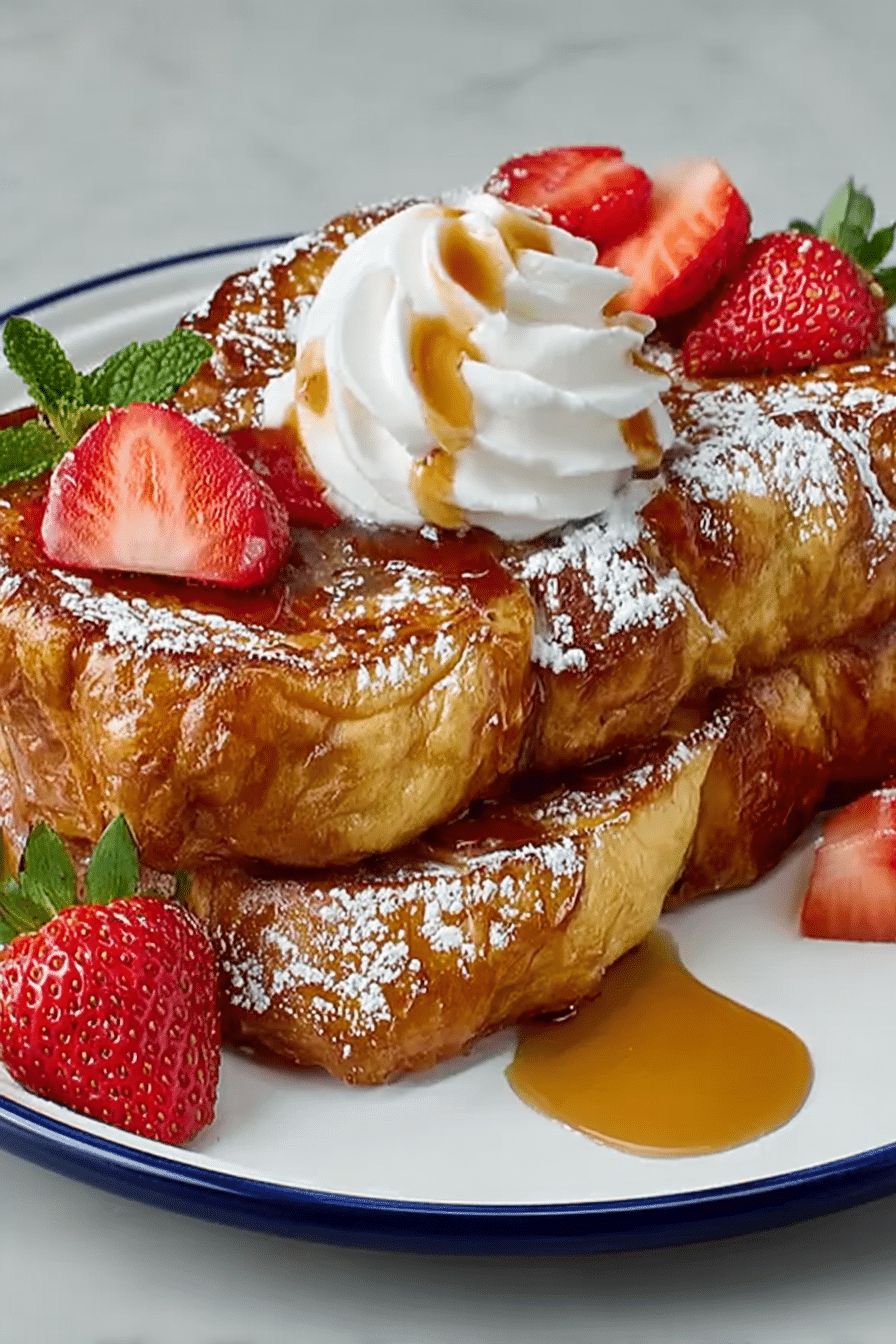 French Toast Croissant sandwich
